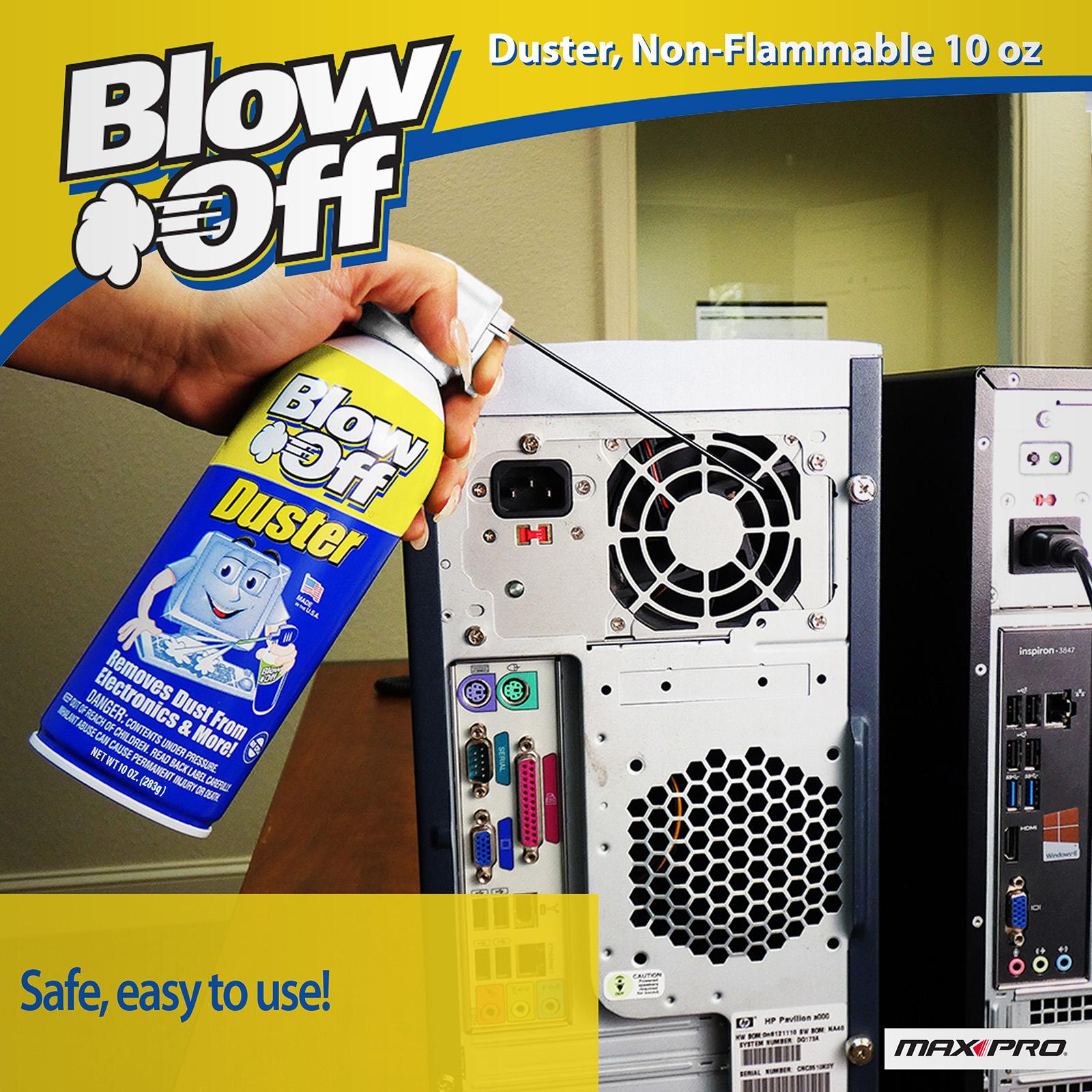 Max Pro DZE-1150 Blow Off 1234ze Non-Flammable Air Duster 10 oz.